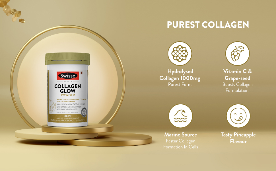 Swisse Beauty Collagen Glow Powder, 60 Tablets (9)
