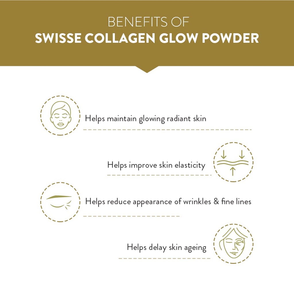 Swisse Beauty Collagen Glow Powder, 60 Tablets (10)