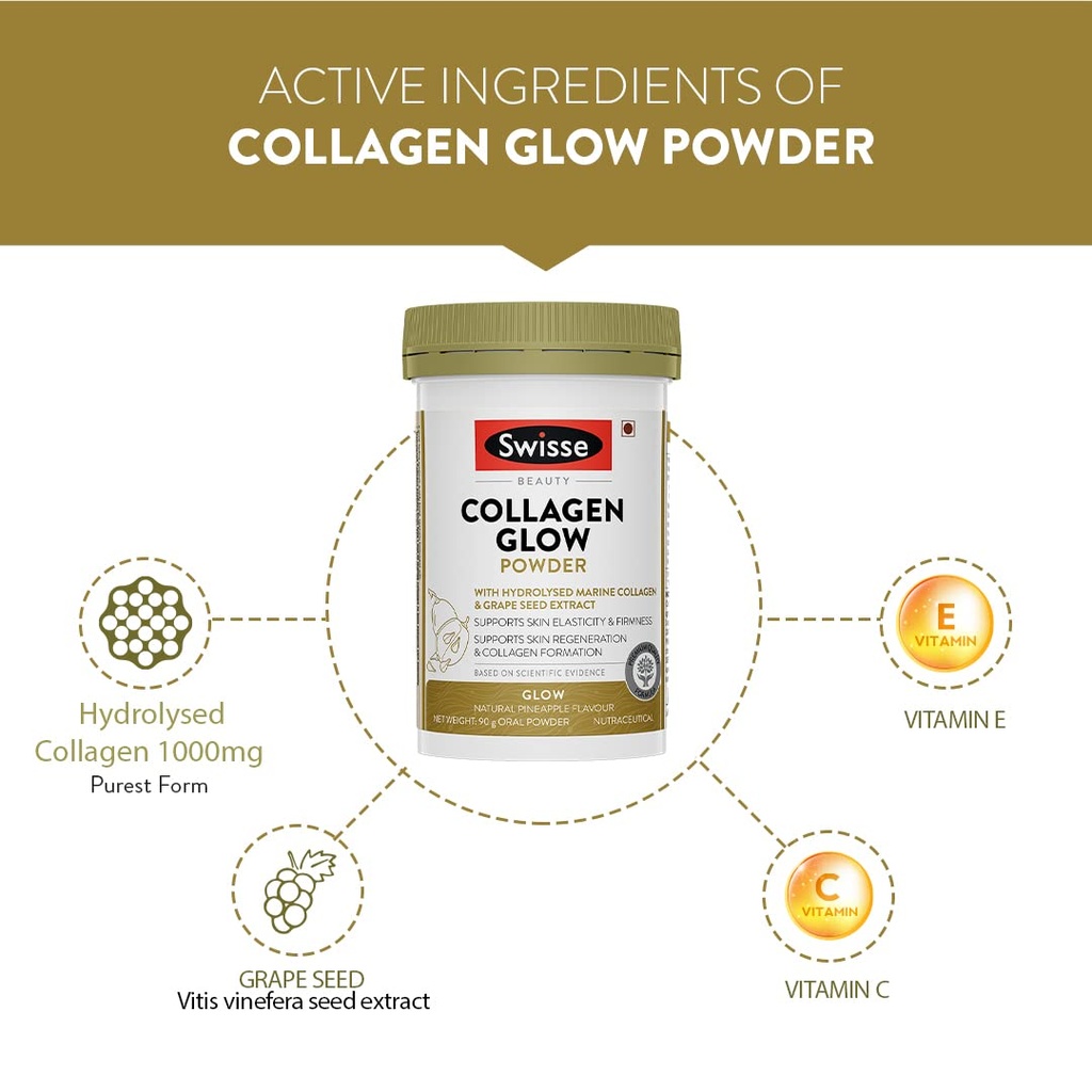Swisse Beauty Collagen Glow Powder, 60 Tablets (5)