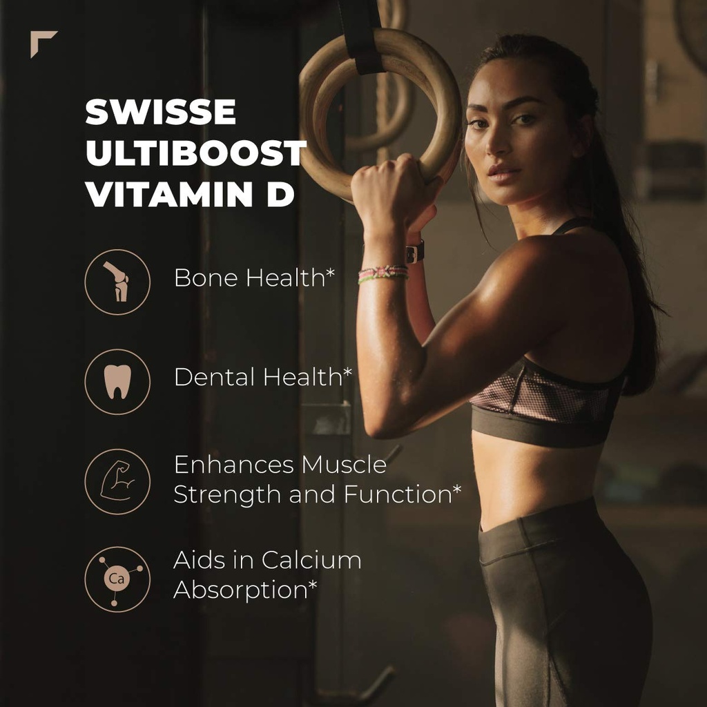 Swisse Ultiboost Calcium + Vitamin D, 90 Tablets (3)