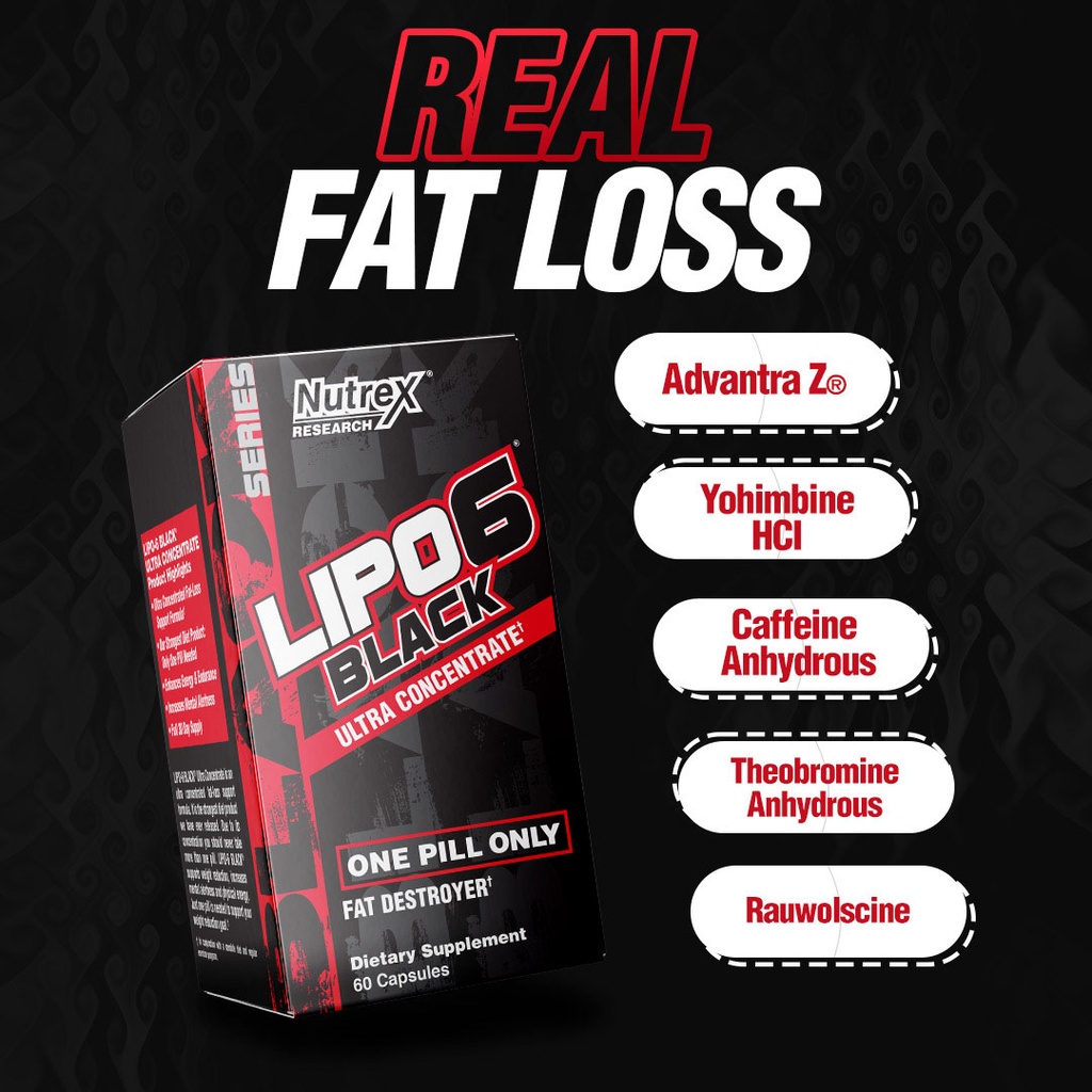 NUTREX LIPO-6 BLACK UC, 30 CAPSULES (2)
