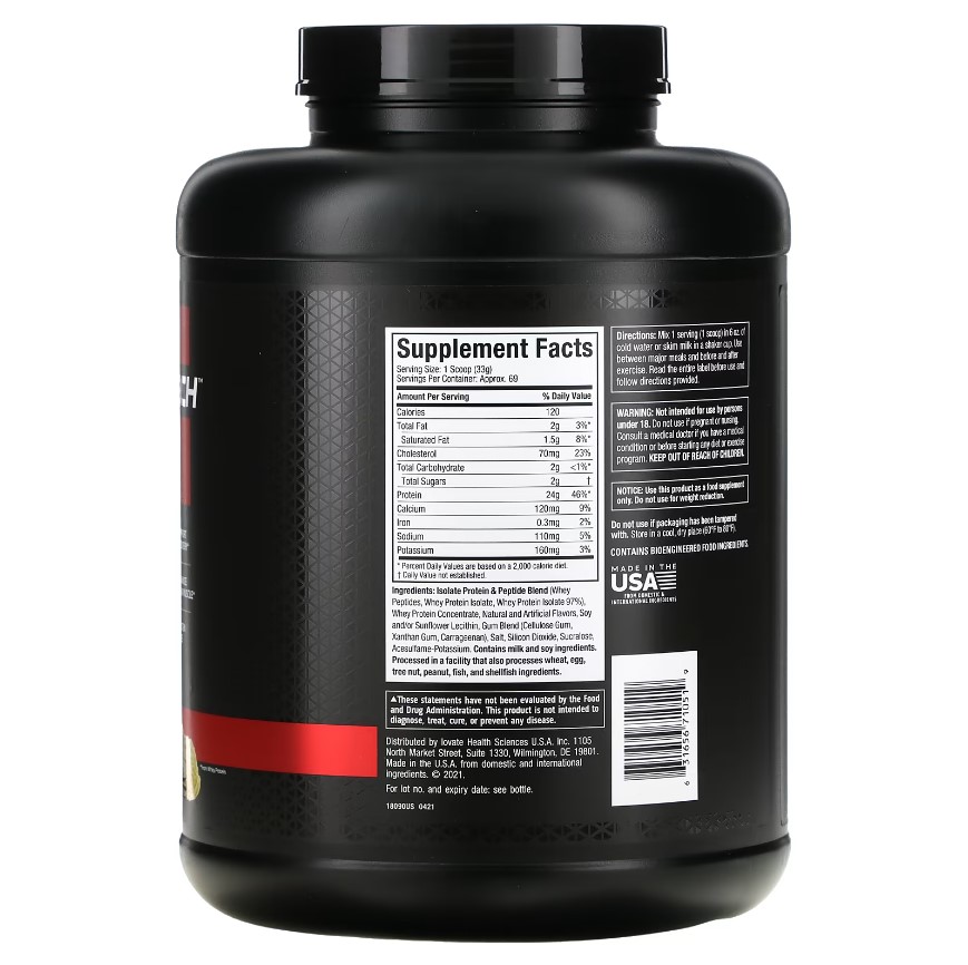 Muscletech Nitrotech 100% Whey Gold, French Vanilla Creme, 5 Lbs (2)