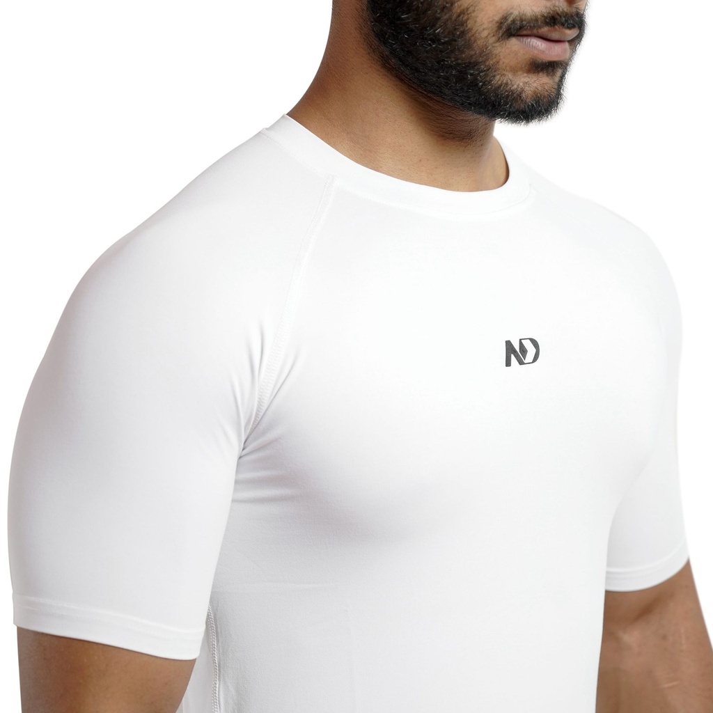 ND Compression T-Shirt – White (3)