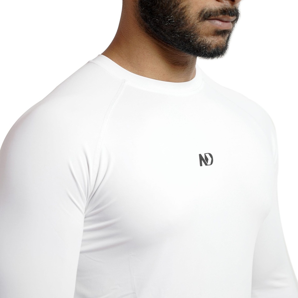 ND Compression Long Sleeve – White (3)