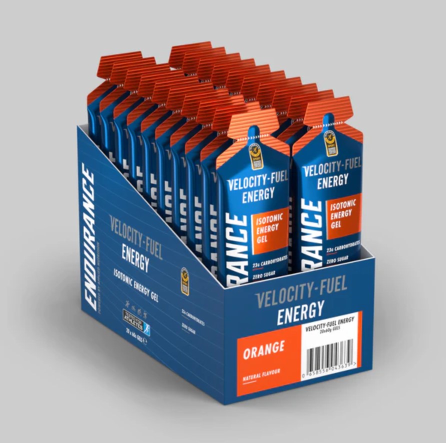 Applied Nutrition Endurance Velocity Fuel Isotonic Energy Gel, Orange, 60 Gram (2)