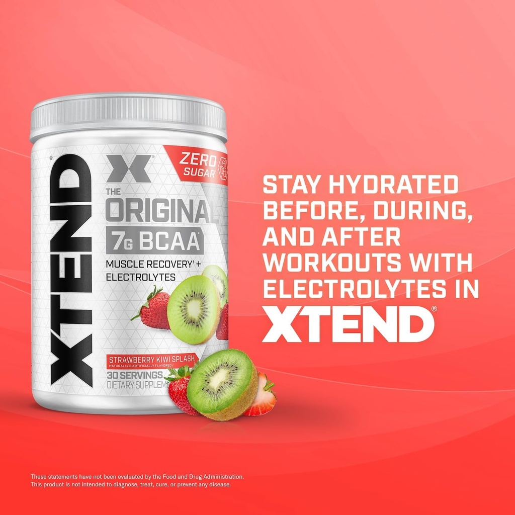 Xtend BCAA, Strawberry Kiwi, 30 Serving (3)