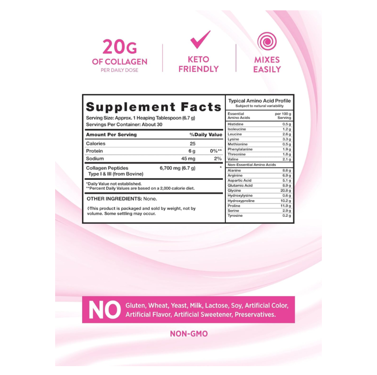 Nature’s Truth Ultra Collagen Powder, 30 Serving (4)