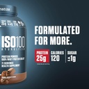 Dymatize ISO 100, Whey Protein Isolate, Gourmet Chocolate, 5 lbs (4)