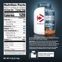 Dymatize ISO 100, Whey Protein Isolate, Gourmet Chocolate, 5 lbs (7)