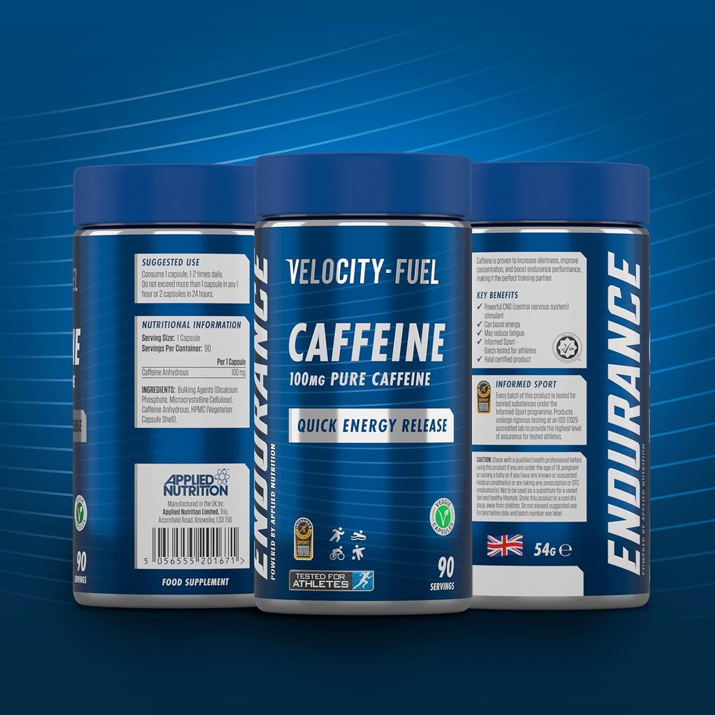 Applied Nutrition Endurance Caffeine, 90 Serving (1)