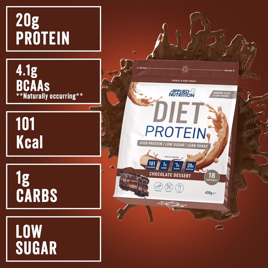 Applied Nutrition Diet Protein, Chocolate, 450gram