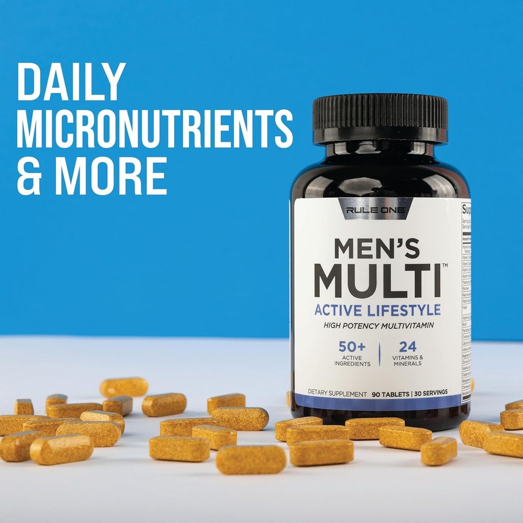 Rule1 Men’s Active Multivitamin, 90 Tablets (4)
