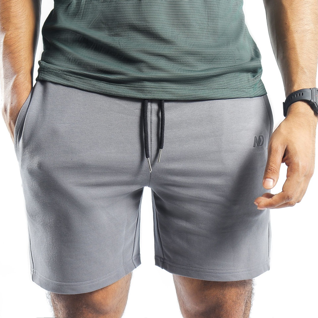[NDAES-GRS] ND Essential Shorts (S, Grey)
