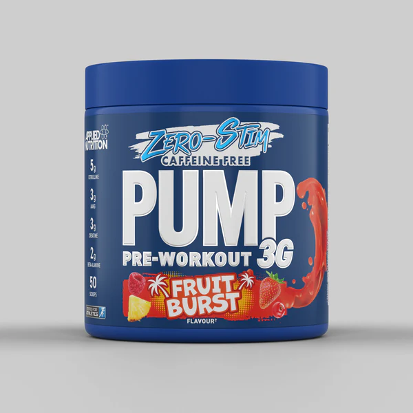 [AN012] Applied Nutrition Pump 3G Zero Stim Caffeine Free Pre Workout (Fruit Burst)