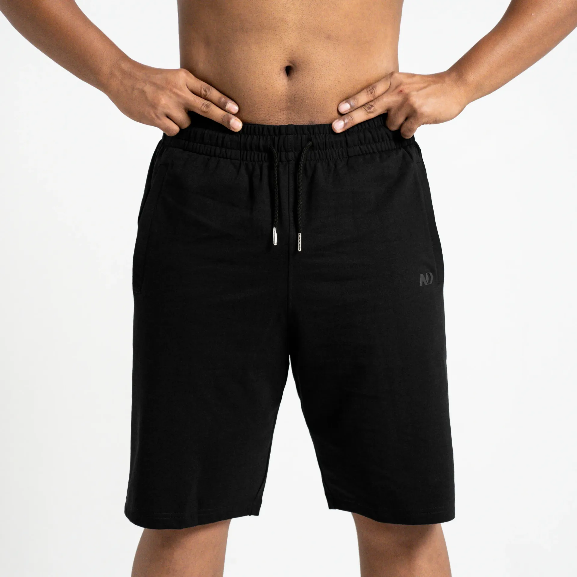 [CKLS-B2X] ND Comfort Knee Lenght Shorts (XXL, Black)