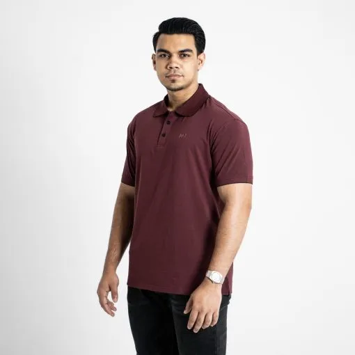 [ECP-BUXXL] ND Essential Classic Polo (XXL, Burgundy)