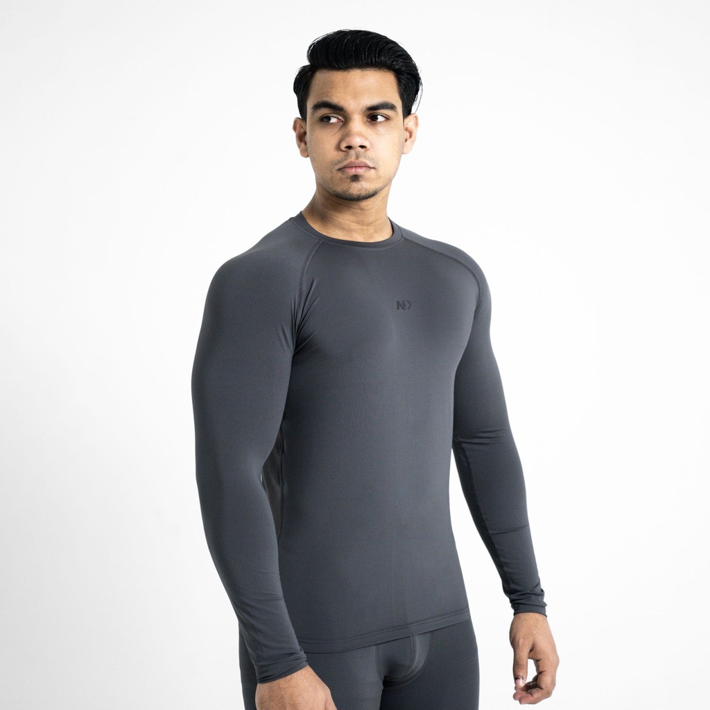 [CORLS-GS] ND Compression Long Sleeve (S, Grey)