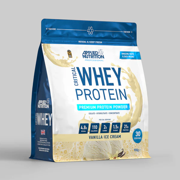 [AN017] Applied Nutrition Critical Whey Protein (900gram, Vanilla Ice Cream)