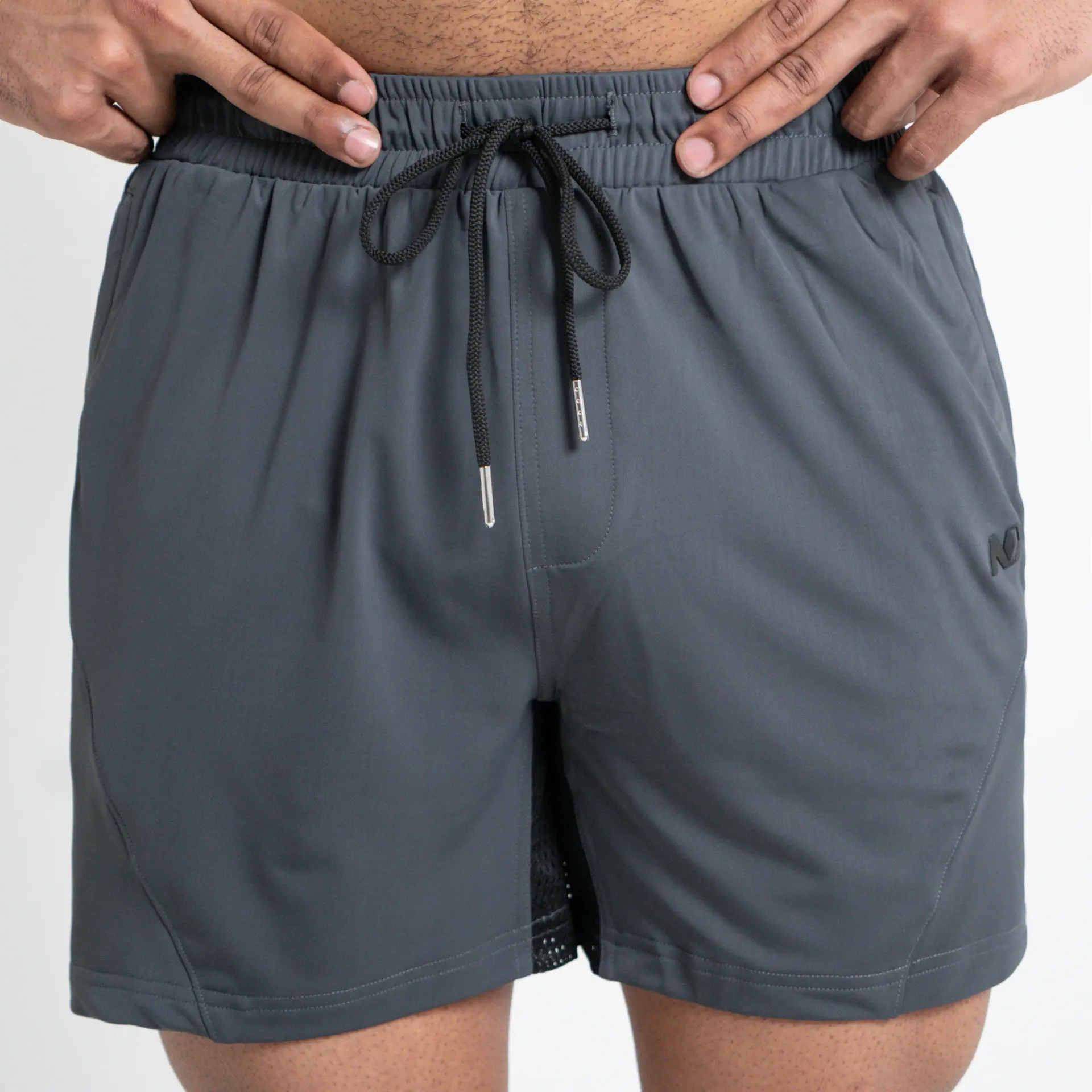 [NATS-GR2X] ND Agility Performance Track Shorts (Grey, XXL)