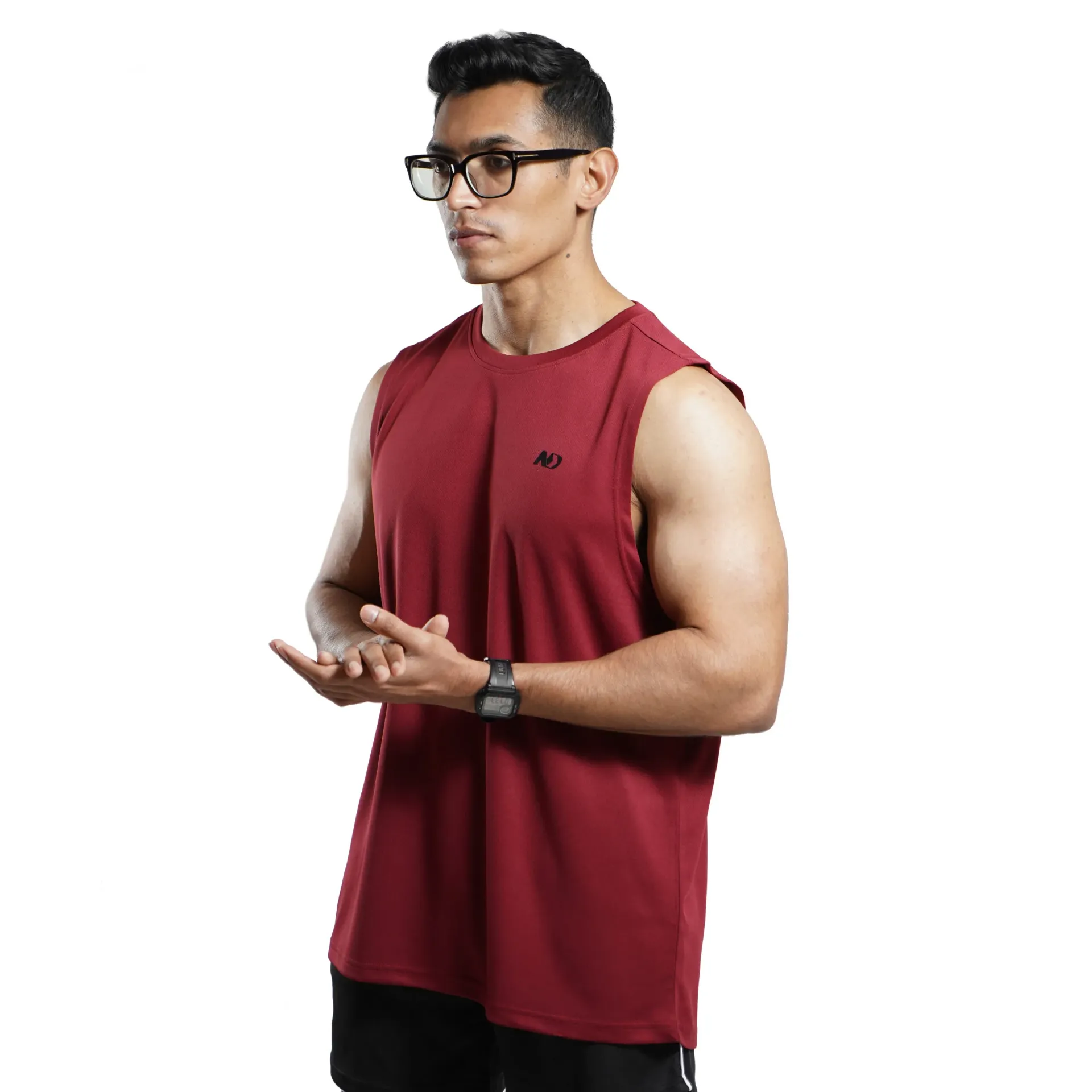 ND Training Tank Top (XXL, Grey Black)
