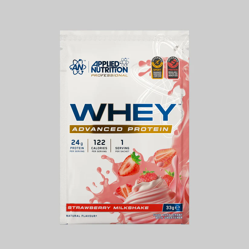 [AN128] Applied Nutrition Critical Whey Sample Sachets (Strawberry Milkshake)