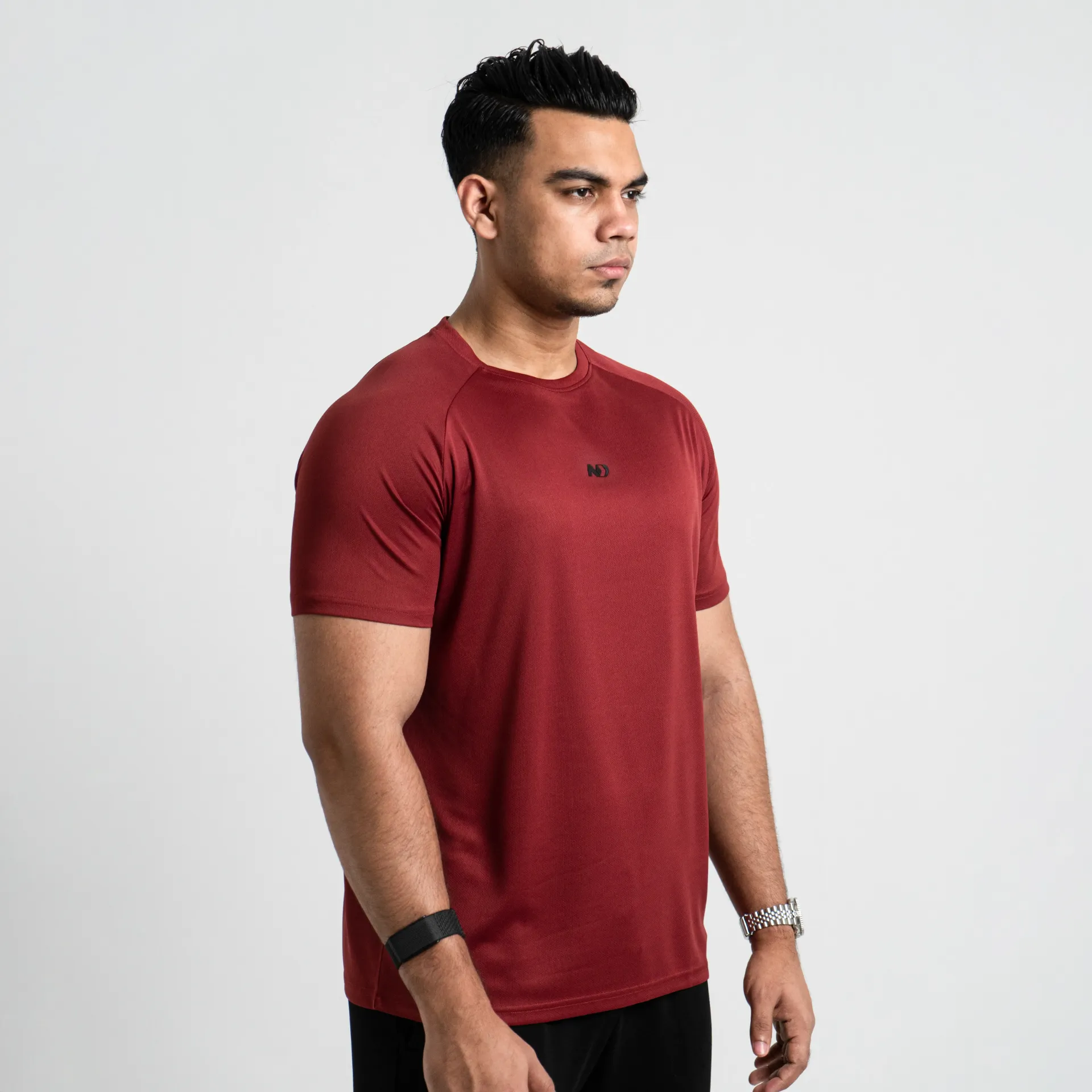 [ERTS-BU2X] ND Everyday Raglan T-Shirt (Burgundy, XXL)